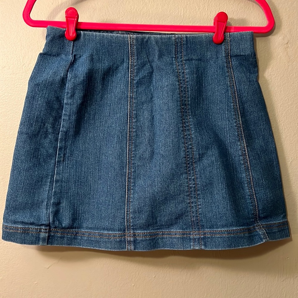 Stretchy Jean Skirt - Size M